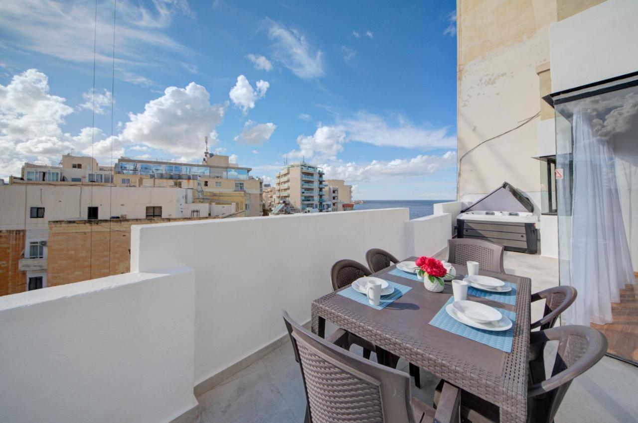 Fleur Court - Sliema 4 Bedroom Side Seaviews Apartments And Penthouse By Shortletsmalta Exterior photo